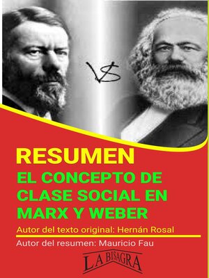 cover image of Resumen de El Concepto de Clase Social en Marx y Weber